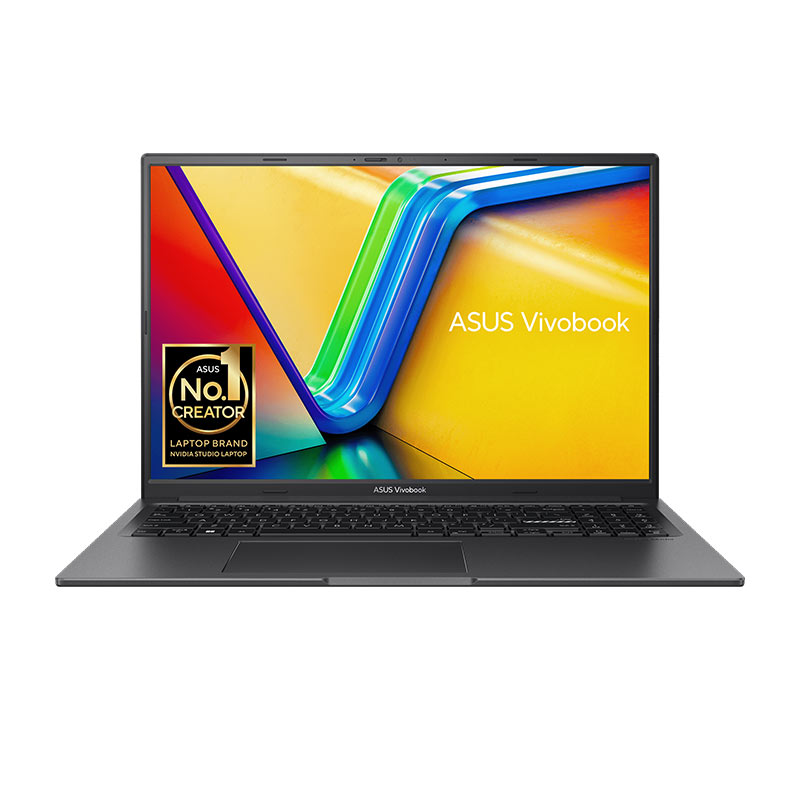 Picture of ASUS Vivobook 16X - Intel Core i5-13420H 16" (40.64cm) K3605VC-RP412WS Creator/Gaming Laptop (16GB/ 512GB SSD/ NVIDIA RTX 3050 4GB/ Windows 11 Home/ Office Home 2024/ 1Year Warranty/ Indie Black/ 1.80 Kg)